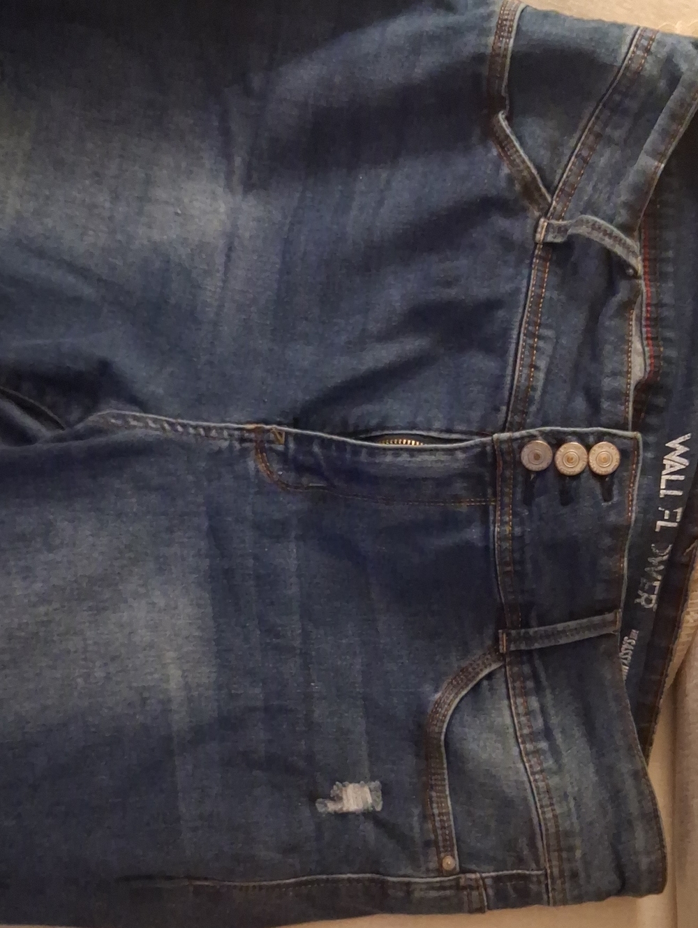 Wallflower " sassy high rise" Skinny Jeans with Light Whiskering